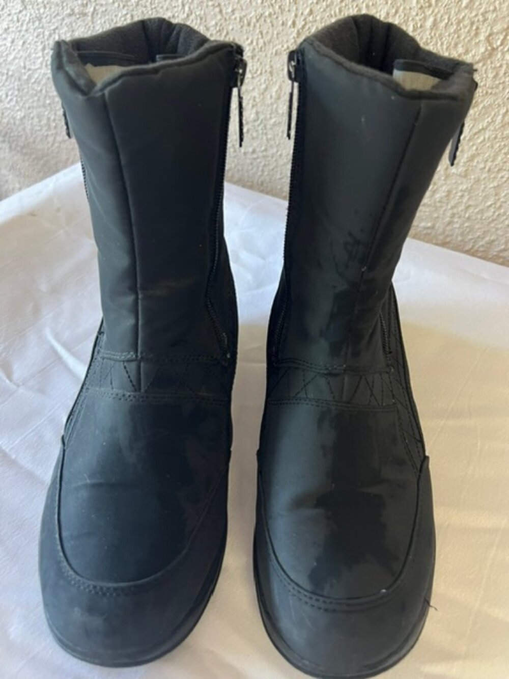 Totes Women's Size 8 Waterproof Double Zipper Katelyn Winter Boots - Size 8